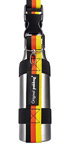 Pakbag® Deutschland Edition - Flaschenhalter Gürtel zum Umhängen für Trinkflaschen bis 1,5l aus recyceltem PET von Pakbag