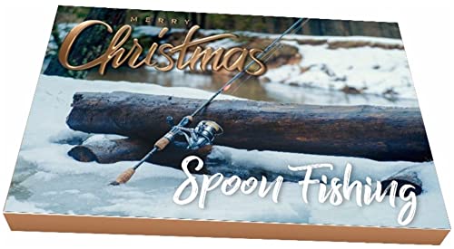 Paladin Adventskalender Spoon - Angelkalender für Forellenangler, Kalender für Angler, Weihnachtskalender mit Forellenblinker von Paladin