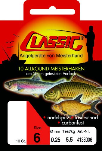 Paladin Classic 50cm Paladin Classic Allroundhaken 50cm gebunden, Größe:12 von Paladin