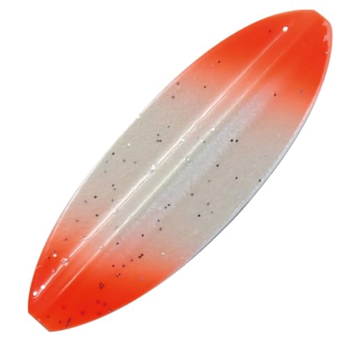 Paladin Forellenblinker 3,5g Durchlaufblinker Trout Tracker Style, Farbe:orange-weiß-Glitter/goldfarben von Paladin