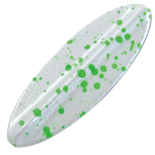 Paladin Forellenblinker 3,5g Durchlaufblinker Trout Tracker Style, Farbe:weiß-grün/schwarz-orange-Glitter von Paladin