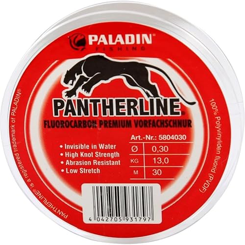 Paladin Pantherline Fluoro Carbon Vorfachschnur Durchmesser 0,14 mm von Paladin