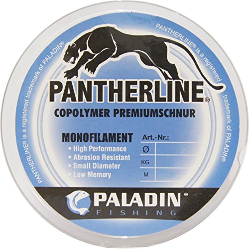 Paladin Pantherline Schnur 300m, monofile Angelschnur, Durchmesser/Tragkraft:0.18mm / 3.4kg Tragkraft von Paladin