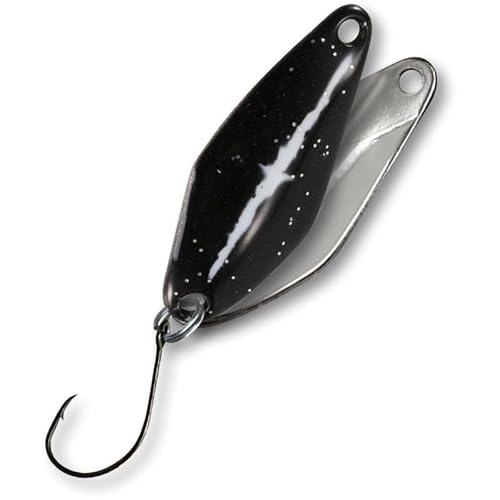 Paladin Profi Spoon Zeus 1,9g - Forellenblinker, Farbe:schwarz-weiß / Chrom von Paladin