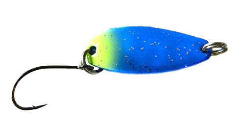 Paladin Trout Spoon 2,5g - Forellenblinker, Farbe:blau-grün/schwarz von Paladin