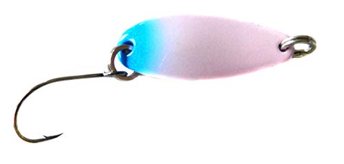 Paladin Trout Spoon 2,5g - Forellenblinker, Farbe:blau-rosa/silberfarben von Paladin