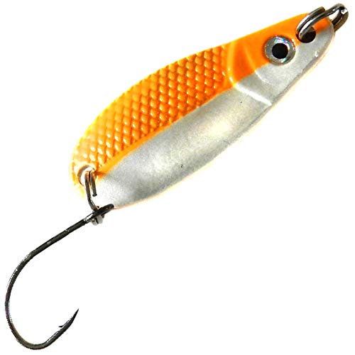 Paladin Trout Spoon Blinker 3,5g - Forellenblinker, Farbe:weiß-orange/orange-weiß von Paladin