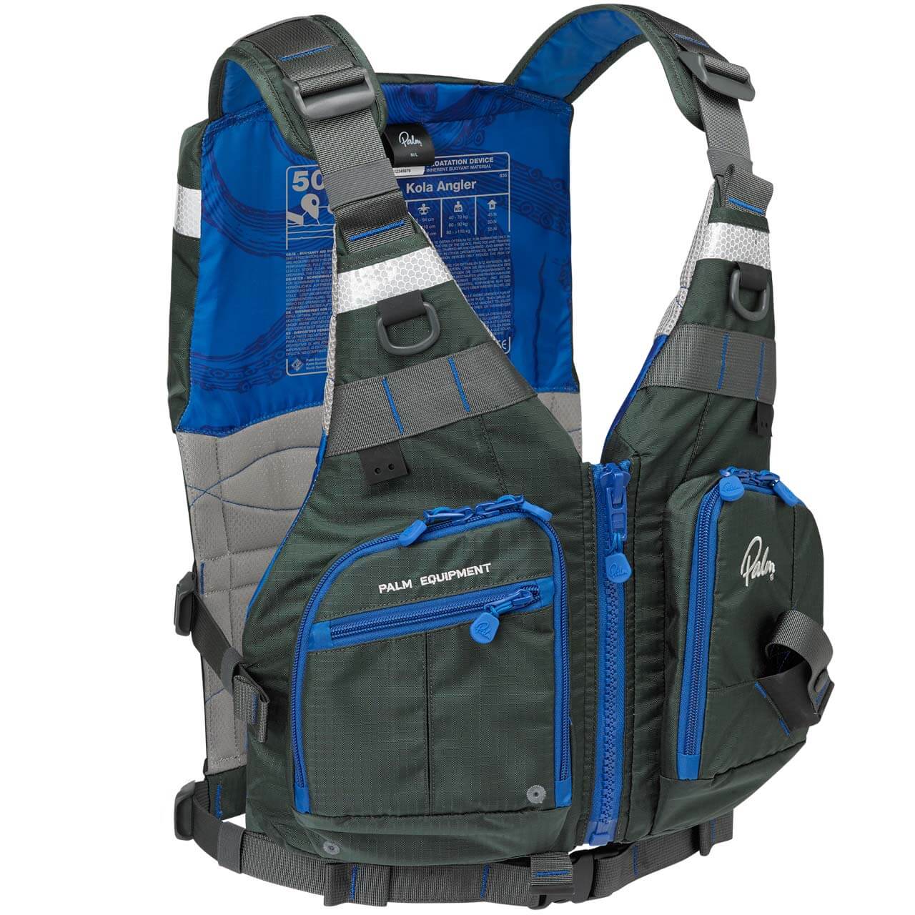 Palm Kola Angler PFD - Jet Grey, XL/XXL von Palm Equipment