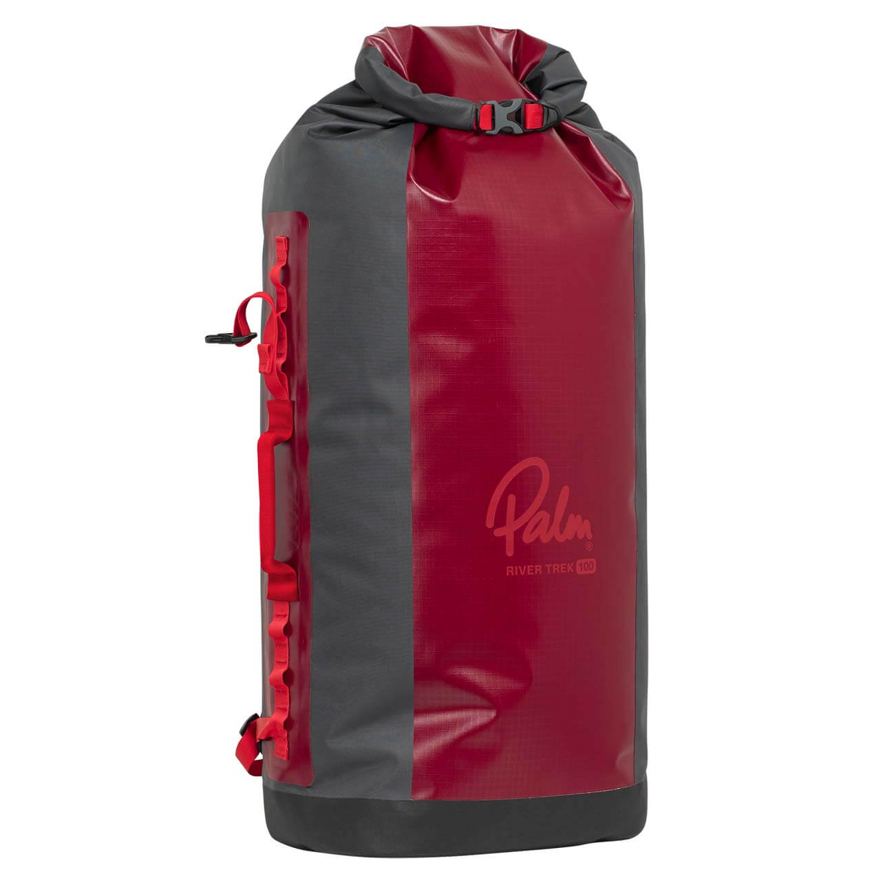 Palm River Trek Backpack - Chilli/Jet Grey, 100 L von Palm Equipment