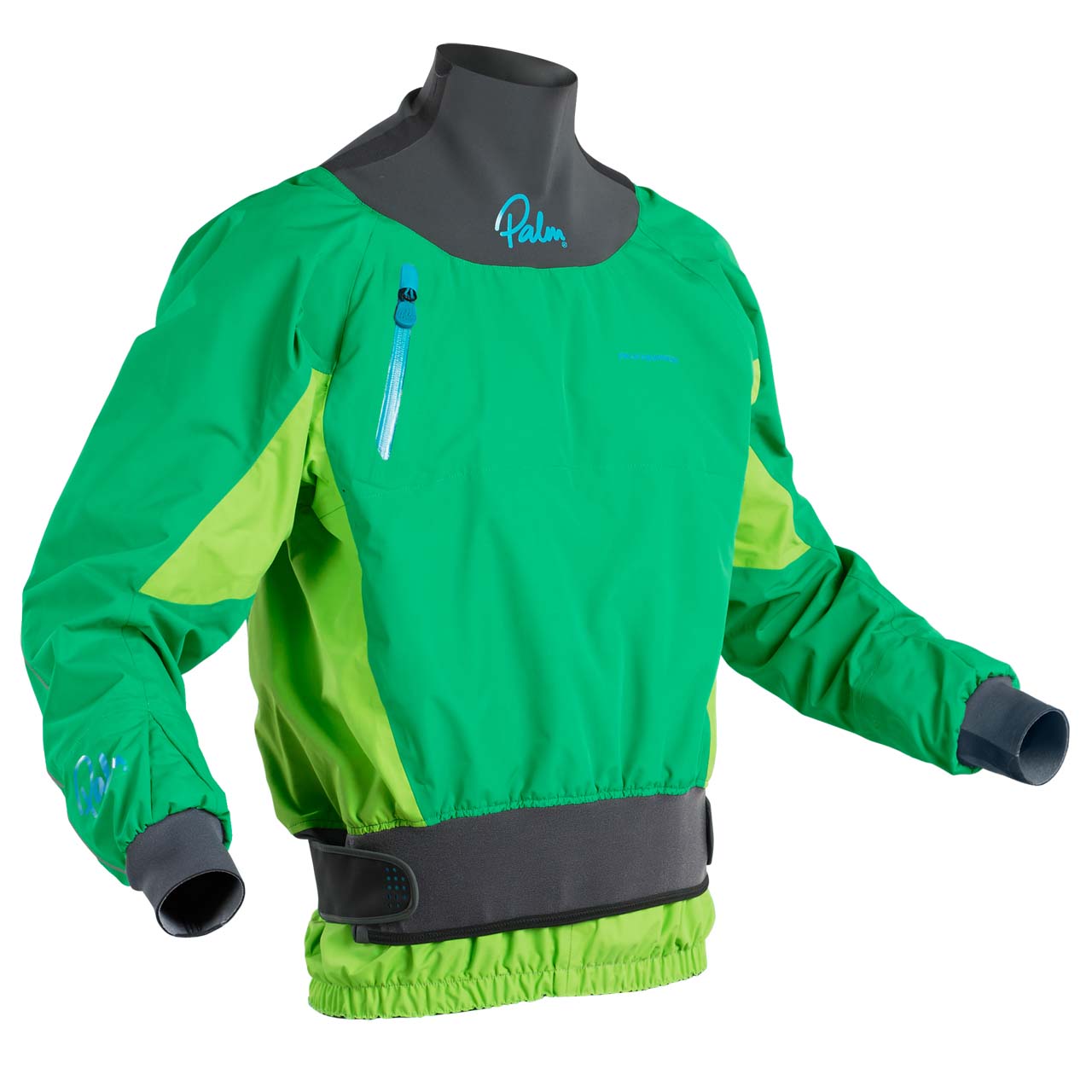 Palm Zenith Semidry-Jacket - Mint/Lime, L von Palm Equipment