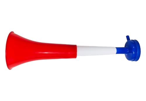 Vuvuzela Trompeten, zwei Körper, Zubehör für Fußball und Sportfeiern, lauter Lufthorn für Animation, ideal für den Transport (1 Produkt, Frankreich) von Pandiui23