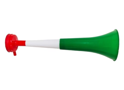 Vuvuzela Trompeten, zwei Körper, Zubehör für Fußball und Sportfeiern, lauter Lufthorn für Animation, ideal für den Transport (1 Produkt, Italien) von Pandiui23
