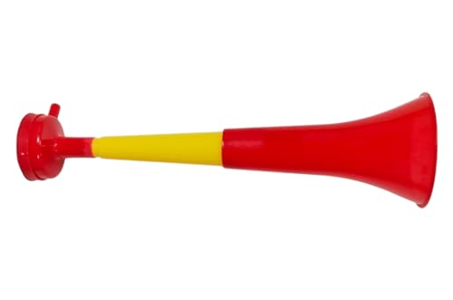 Vuvuzela Trompeten, zwei Körper, Zubehör für Fußball und Sportfeiern, lauter Lufthorn für Animation, ideal für den Transport (1 Produkt, Spanien) von Pandiui23