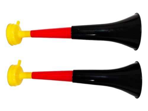 Vuvuzela Trompeten, zwei Körper, Zubehör für Fußball und Sportveranstaltungen, lauter Lufthorn für Animation, ideal für den Transport (2 Produkte, Deutschland) von Pandiui23
