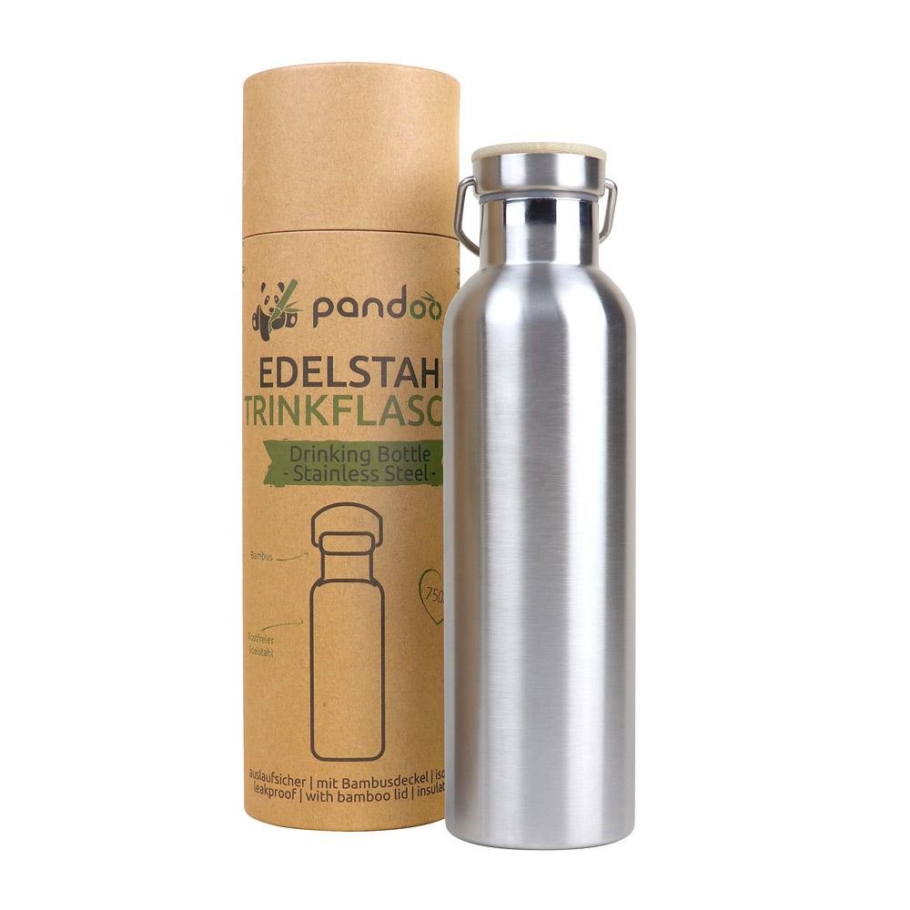 PANDOO - Wiederverwendbare Edelstahl Trinkflasche mit Isolierung, 750ml von Pandoo