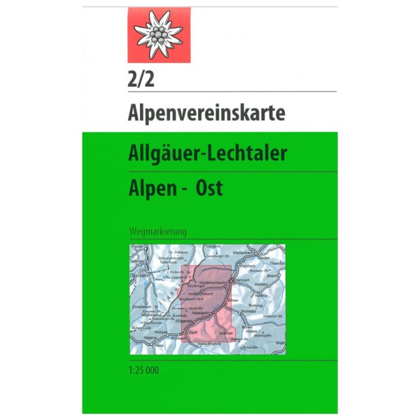 Panico - Allgäuer - Lechtaler Alpen Ost - Wanderkarte 2/2 von Panico