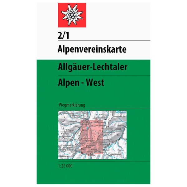 Panico - Allgäuer - Lechtaler Alpen West - Wanderkarte 2/1 von Panico