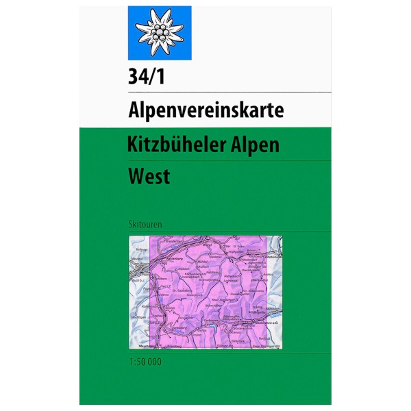 Panico - Kitzbüheler Alpen West - Wanderkarte 34/1 von Panico