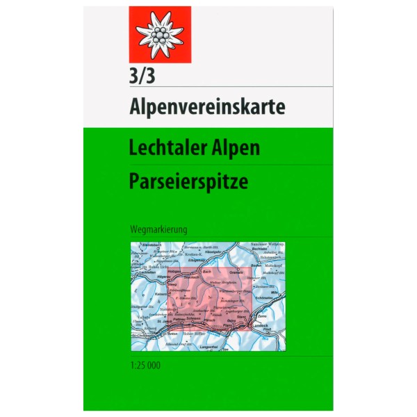 Panico - Lechtaler Alpen, Parseierspitze - Wanderkarte 3/3 von Panico
