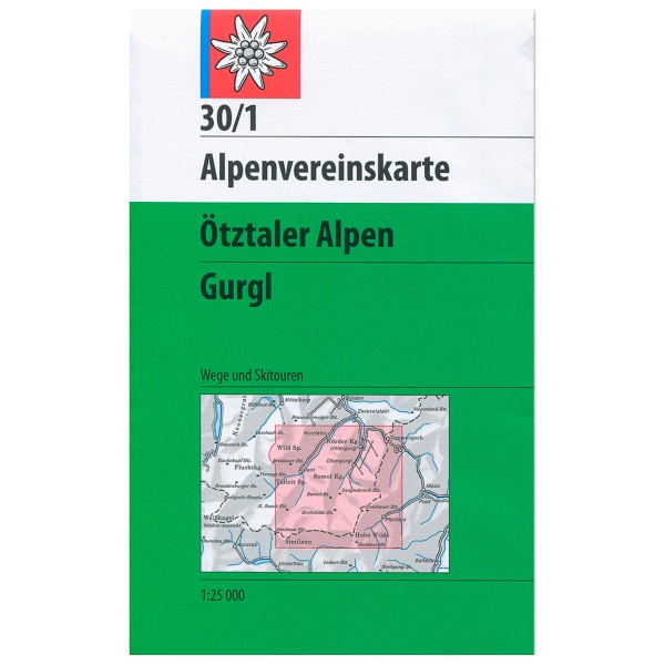 Panico - Ötztaler Alpen Gurgl - Wanderkarte 30/1 von Panico