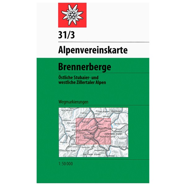 Panico - Stubaier Alpen Brennerberge - Wanderkarte 31/3 von Panico