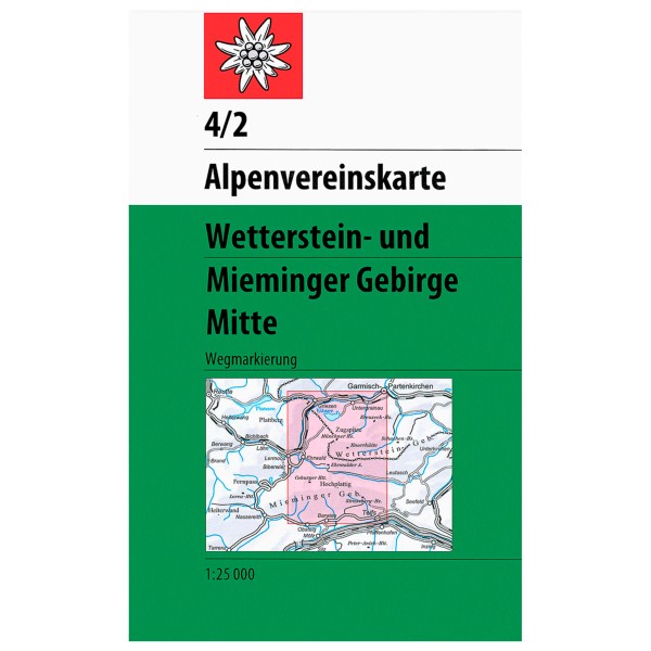 Panico - Wetterstein- und Mieminger Gebirge Mitte - Wanderkarte 4/2 von Panico