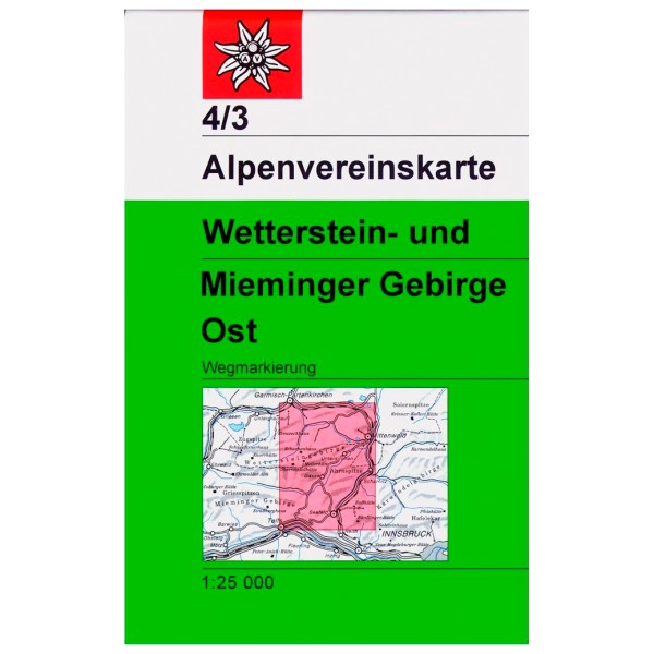 Panico - Wetterstein- und Mieminger Gebirge Ost - Wanderkarte 4/3 von Panico