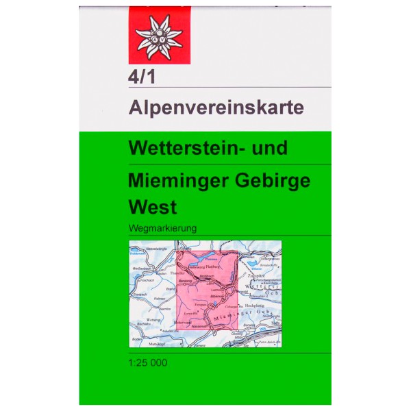 Panico - Wetterstein und Mieminger Gebirge West - Wanderkarte 4/1 von Panico