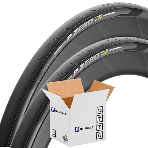 Fahrradreifen/Fahrrad P Zero Race 28-622 on Rim 19C (700X28C) TLR RS, schwarz, Speedcore, SmartEVO, faltbar - Menge pro Artikelpaket (2) von Pannace