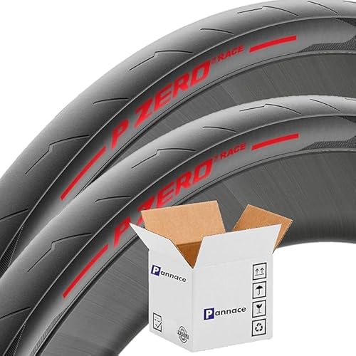 Reifen Cycling 700 x 26C - ETRTO 26-622 on Rim 19C - P Zero Race rot (2) von Pannace
