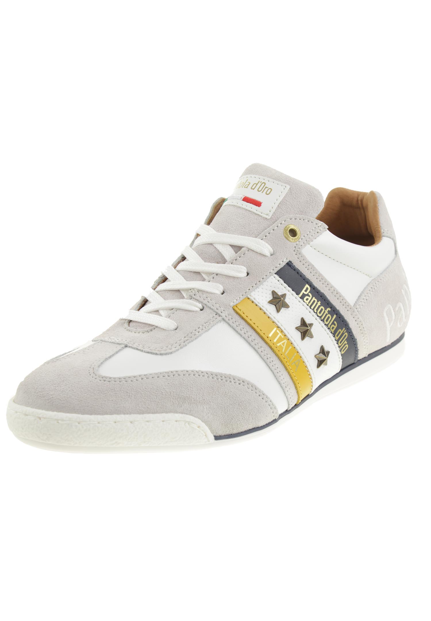 Pantofola d&#039; Oro IMOLA UOMO LOW Herren Leder Sneaker 10221033 weiss von Pantofola D&#039;Oro