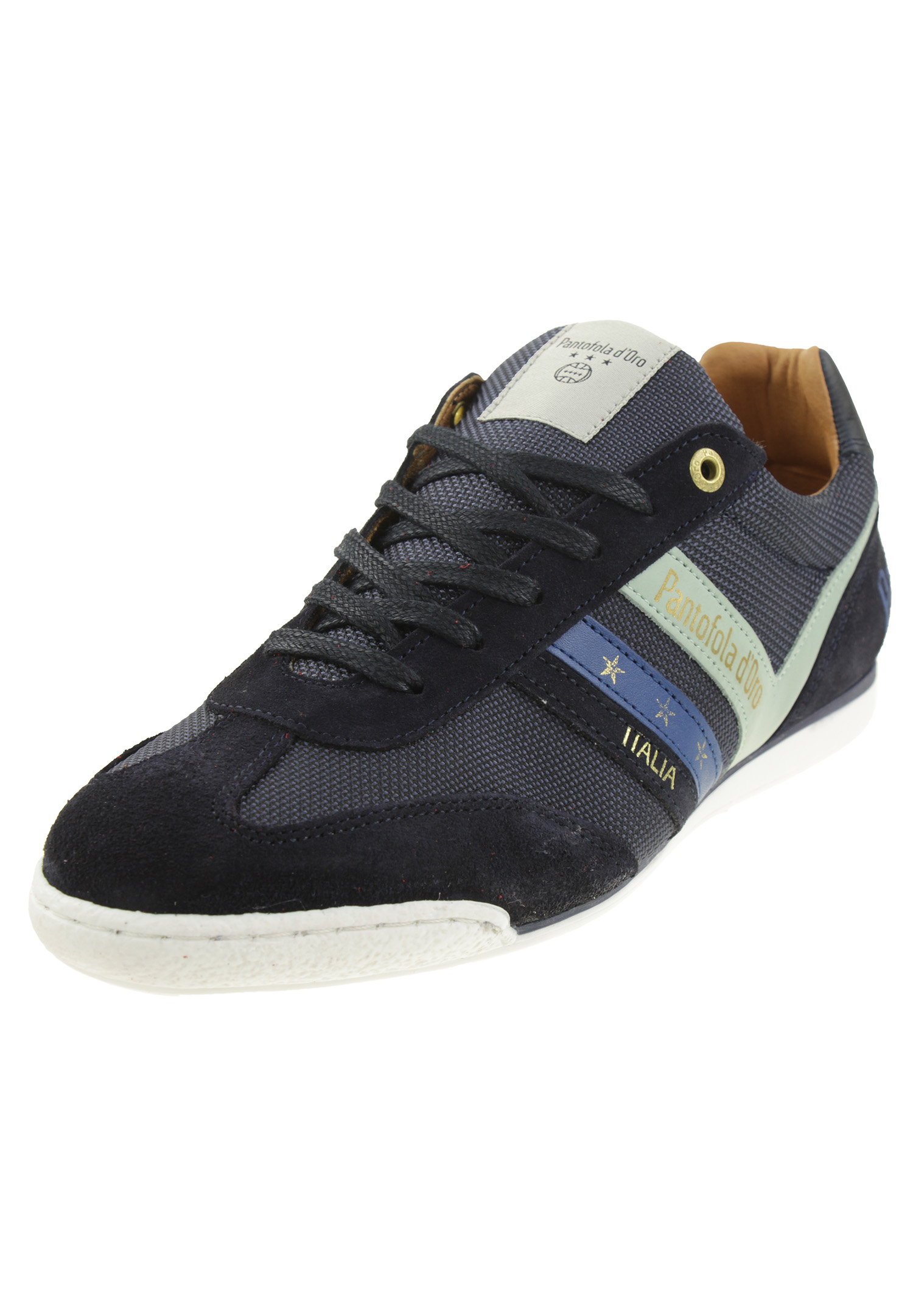 Pantofola d&#039; Oro VASTO N UOMO LOW Herren Leder Sneaker 10221039 blau von Pantofola D&#039;Oro