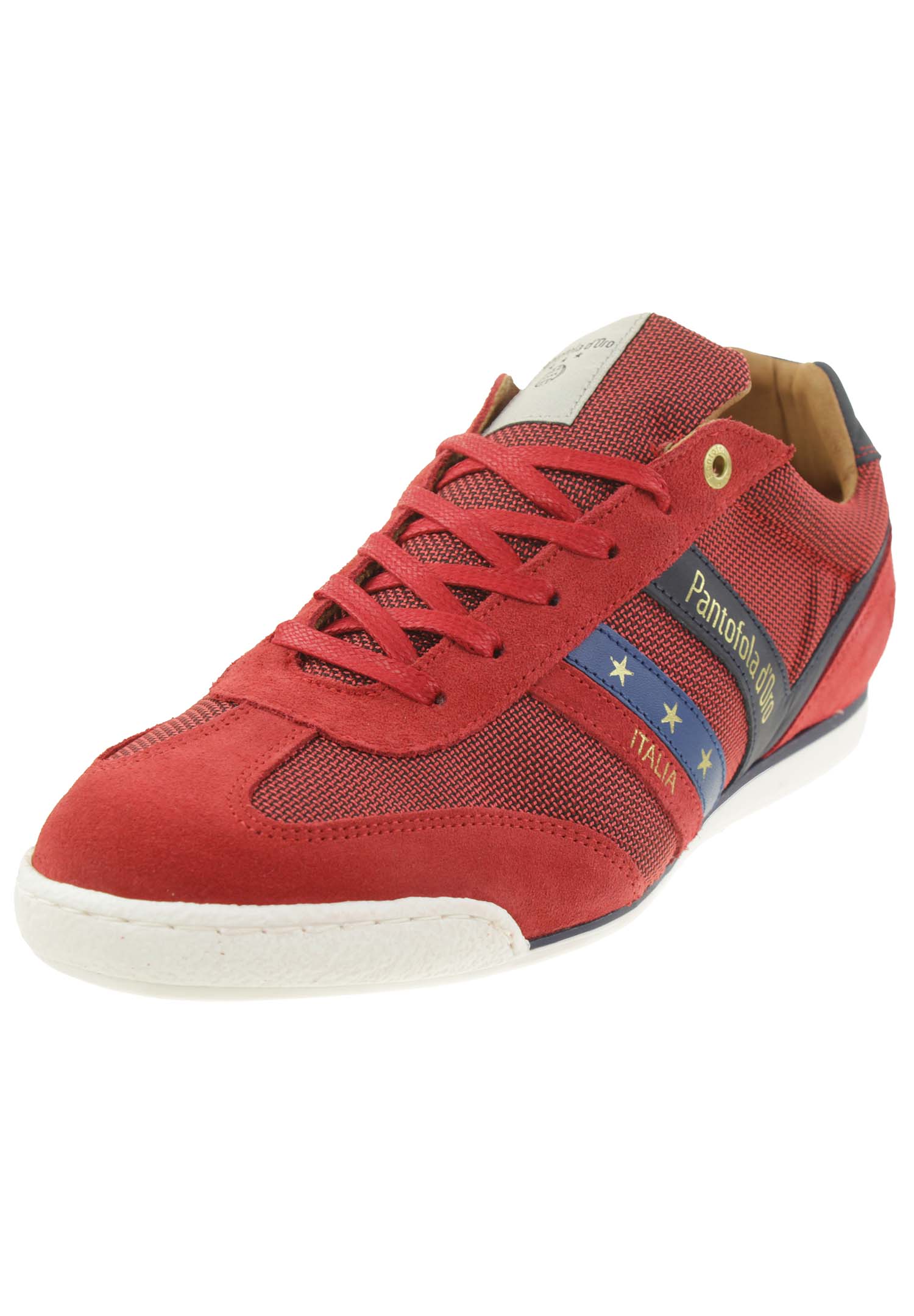 Pantofola d&#039; Oro VASTO N UOMO LOW Herren Leder Sneaker 10221039 rot von Pantofola D&#039;Oro