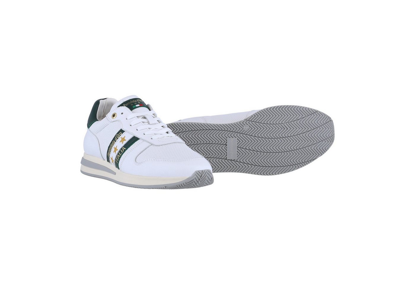 Pantofola d´Oro Forza 2025 weiss/grün Herren Sneaker von Pantofola d´Oro