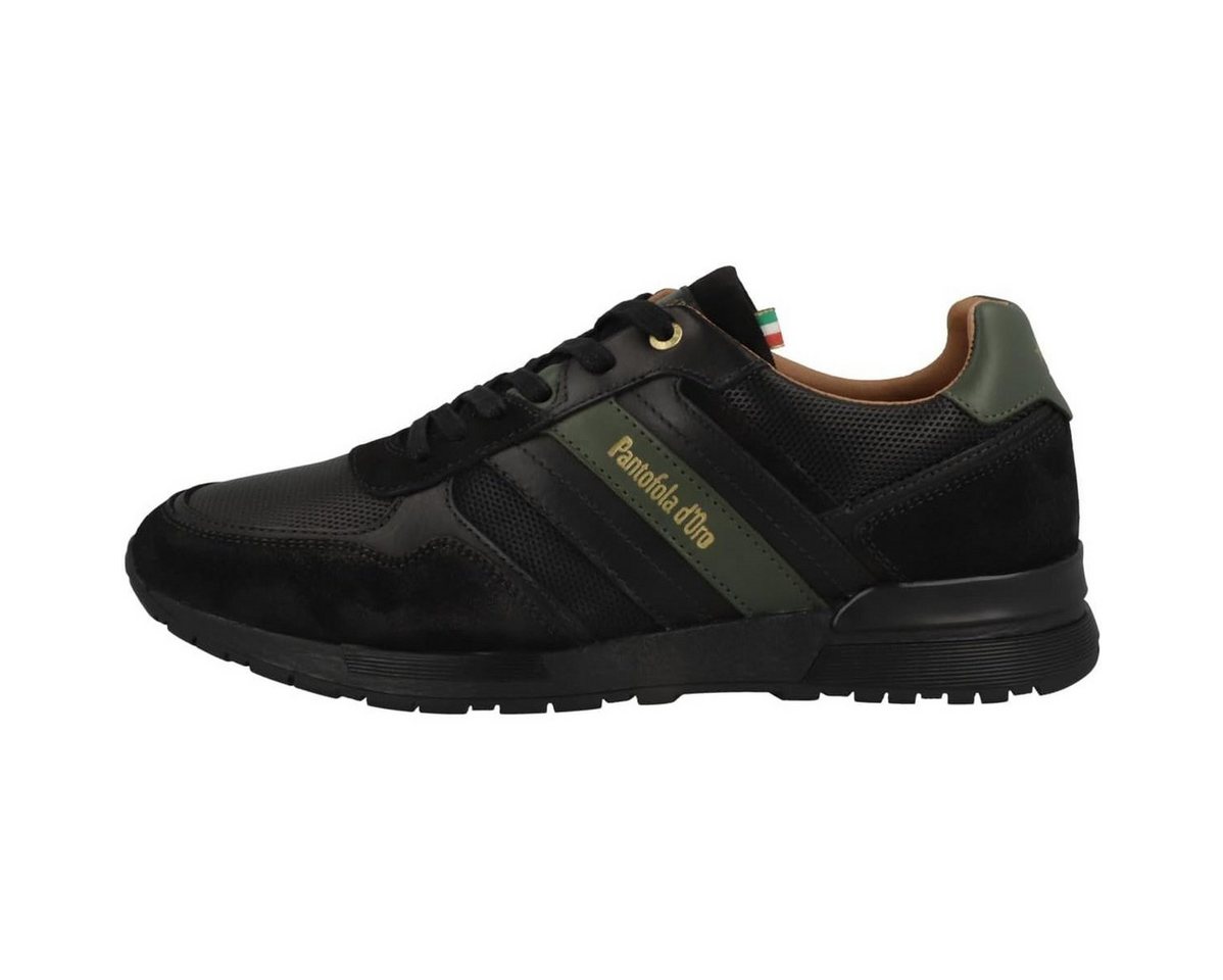 Pantofola d´Oro Tortoli Low Leder schwarz Herren Sneaker von Pantofola d´Oro