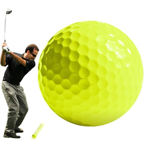 Paodduk Farbige Golfbälle,Golfbälle bunt - Übungsgolfbälle | Langstrecken-Golfbälle für Golfliebhaber, tragbare Golfbälle mit festem Kern, neonfarbene Golfbälle von Paodduk