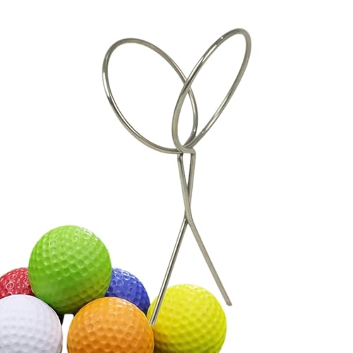 Paodduk Golfball-Picker, Werkzeuge zum Aufnehmen von Golfbällen,Parkball-Retriever aus Edelstahl | Wiederverwendbarer Golfballhalter, verschleißfeste Aufnahmewerkzeuge für Golfpark, Driving Range von Paodduk