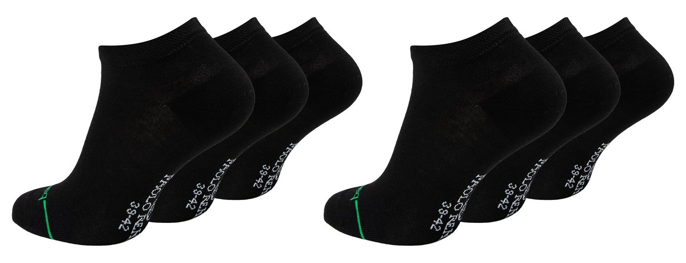 Paolo Renzo Sneakersocken Geruchshemmend (6-Paar) Atmungsaktive Unisex Sneaker Socken aus hochwertiger Bambus Viskose von Paolo Renzo