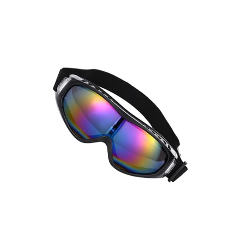 Paowsietiviity Skibrille, Augenschutz, verstellbares Band, leicht zu reinigen, Bergsteiger-Zubehör, Off-Road-Brille, Sportzubehör, mehrfarbig von Paowsietiviity