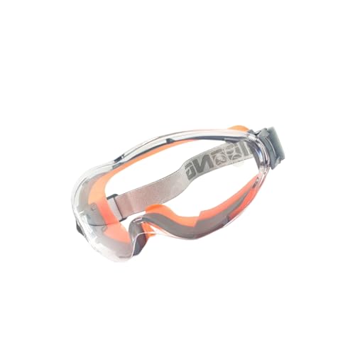 Paowsietiviity Spritzwassergeschützte, winddichte Skibrille für Erwachsene, Schneemobilbrille, staubdicht, Outdoor, verstellbare Brillen, Radfahren, Damen, Orange von Paowsietiviity