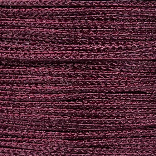 Paracord Planet Micro Cord 1.18mm Diameter 125 Feet Spool of Braided Cord - Available in a Variety of Colors Made in The USA (Burgundy) von PARACORD PLANET