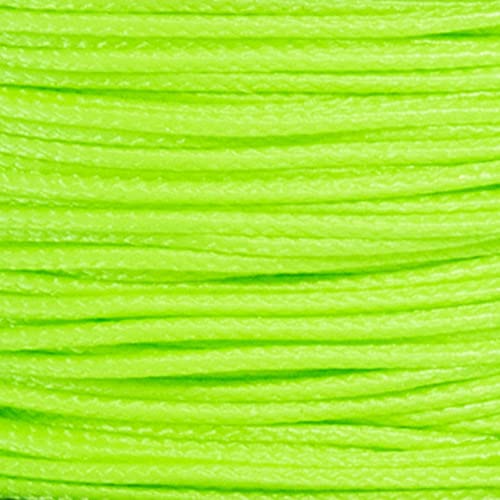 Paracord Planet Micro Cord 1.18mm Diameter 125 Feet Spool of Braided Cord - Available in a Variety of Colors Made in The USA (Neon Green) von PARACORD PLANET