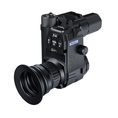 PARD Nachtsicht Monokular, Nachtsichtbrille mit Entfernungsmesser, Clip-On-Zielfernrohr für Nachtbeobachtung oder Obervation, Nachtsichtweite bis zu 350 m, HD-Fotos und Videos, NV007SPLRF-850nm von Pard