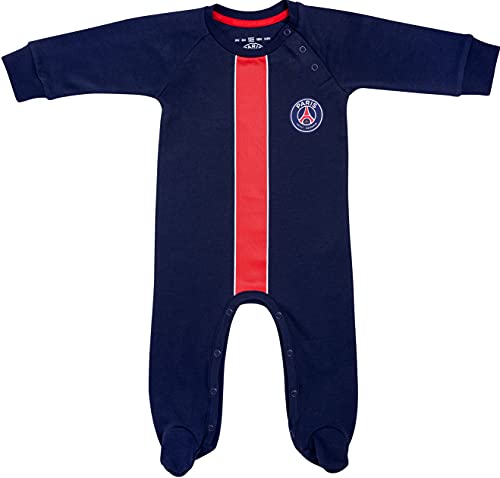 Paris Saint-Germain Baby-Strampler für Jungen, PSG, offizielle Kollektion, blau, 68 von PARIS SAINT-GERMAIN