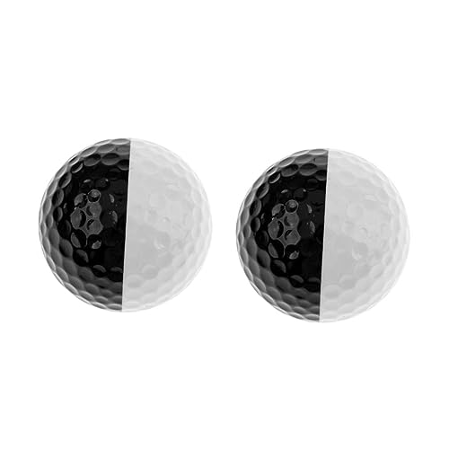 Parliky 2 Stück Golf Ball Übungsball Zubehör Golf Trainingsball Übungs Putting Bälle Trainingssport Übungsball Golf Ball Putting Spielbälle von Parliky