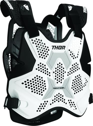 Thor MX Sentinel Pro Protektor MX Brustprotektor Brustpanzer schwarz Weiss (Größe XL-XXL) von Parts Europe