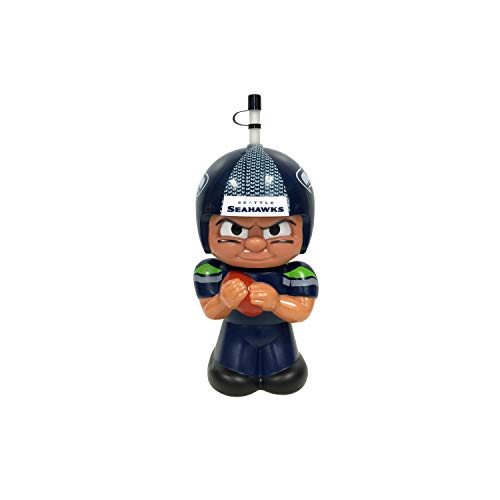 Party Animal NFL Seattle Seahawks Big Sip 3D Wasserflasche, 473 ml von PARTY ANIMAL