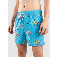 Party Pants Dino Ripper Boardshorts neon blue von Party Pants