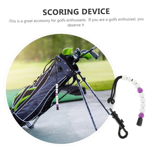 PartyKindom 2 Stück Golf Schlagzähler aus Robustem Kunststoff Tragbarer Score Counter mit Perlenkette Präzises Zählen der Golfschläge Handliches Design für Golfer zur Einfachen Punktezählung PartyKindom 2 Stück Golf Schlagzähler aus Robustem Kunststoff Tragbarer Score Counter mit Perlenkette Präzises Zählen der Golfschläge Handliches Design für Golfer zur Einfachen Punktezählung von PartyKindom