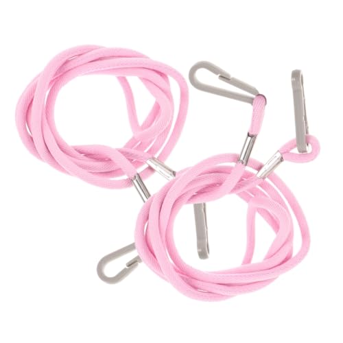 PartyKindom 2 Stück Verstellbare Skihandschuh Lanyards Elastischem Teiliges mit Praktischen Fäustlingsclips für Erwachsene rutschfeste Handschlaufe Outdoor Handschuhhalter Verlust von PartyKindom